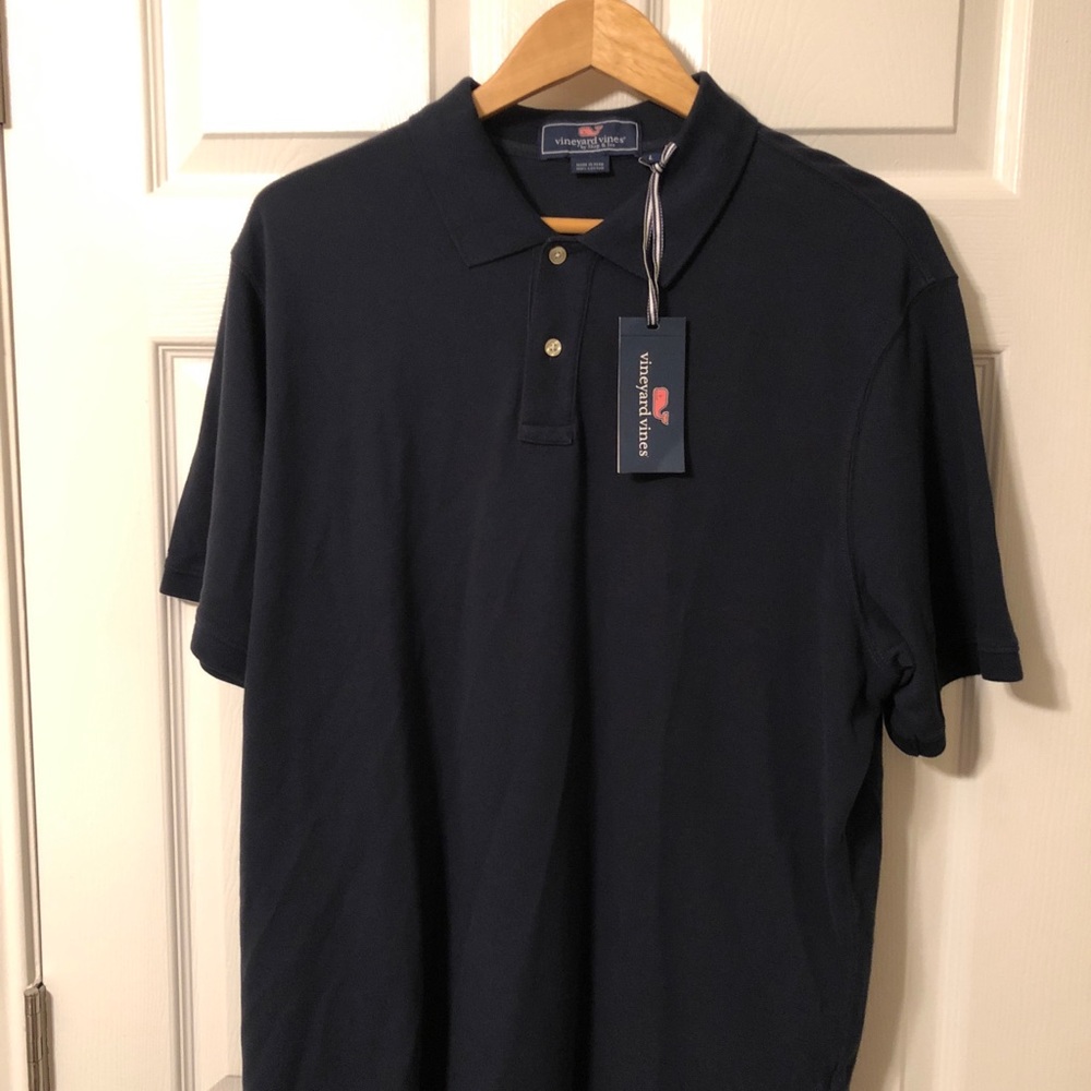 NWT Navy Vineyard Vines polo
